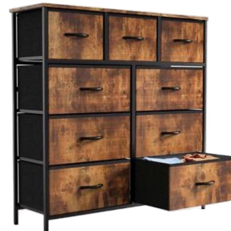 Viral 9 Drawer Dresser - Perfect for Any Home Decor Style Gabinete S Corner Cabinet Ikea Brimnes Cabinet Sweet Furniture Shoe Storage Bench Tall Dresser Tv Dresser Fabric