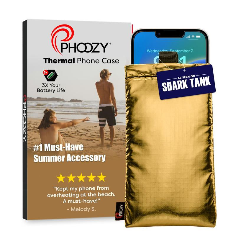 PHOOZY Apollo Series Thermal Phone Case: Sun Exposure Protection, Battery Life Extension, Drop Protection, and Water-Resistant Design