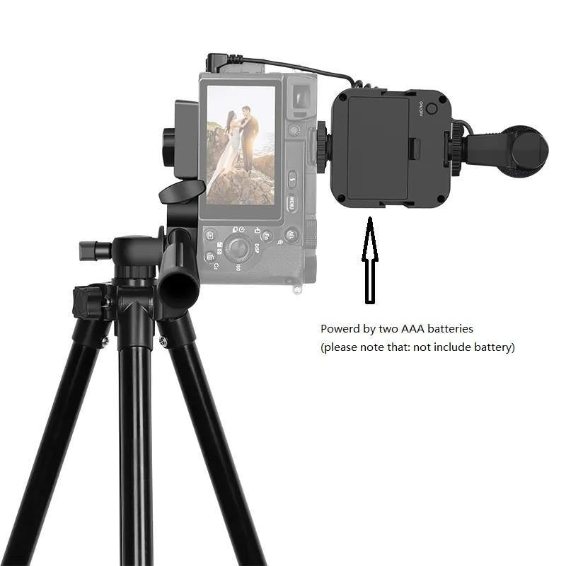 Professional Vlogging Kit for iPhone and Smartphones with LED Lights, Tripod Selfie Stick, Phone Clip, and Microphone