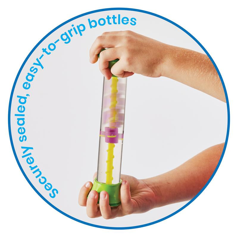 Hand2Mind Sensory Fidget Tubes, Sensory Bottles, Play Therapy Toys, Anxiety Relief Items, Calming Corner Classroom, Stress Toys for Kids, Calm down Corner Supplies, School Counselor Office Must Haves