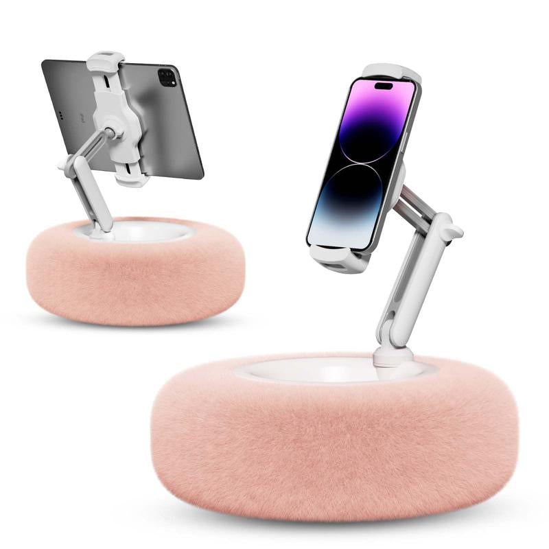 Kindle Pillow Stand Holder with Integrated Snack Bowl for Comfortable Reading in Bed, Versatile Tablet and Phone Support for Devices 4.7"-13