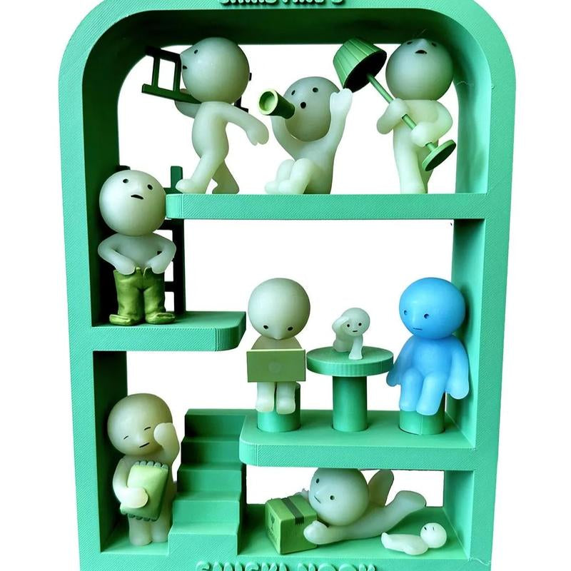 Smiski Shelf - Smiski House - Smiski Display Organizer
