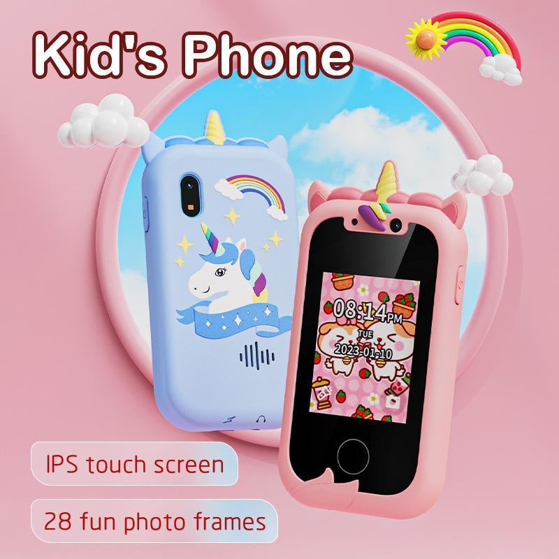 VITCOCO Interactive Smartphone Unicorn - Educational Touchscreen Toy for Kids, Ideal Easter and Birthday Gift with Included SD Card
