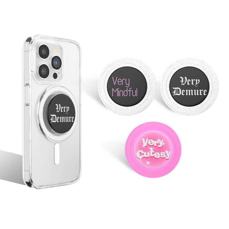 Demure Magnetic Phone Grip and Stand for MagSafe - PopSockets