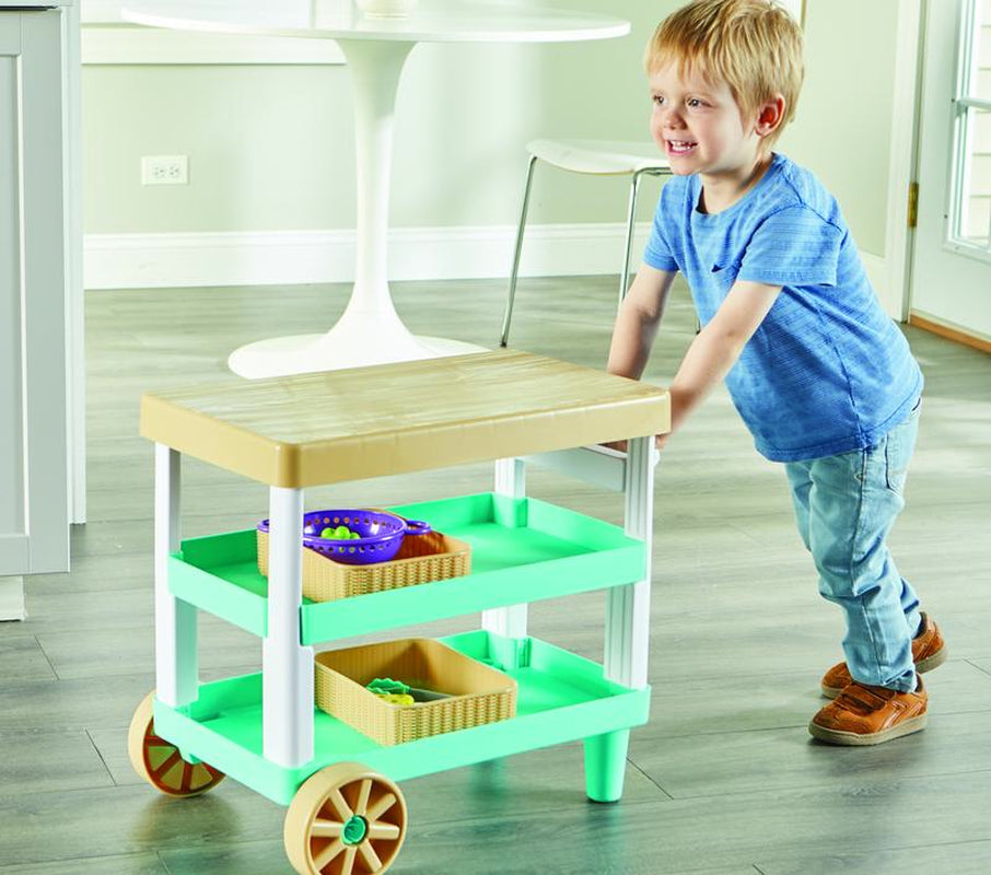 Learning Resources New Sprouts Prep 'N' Store Kitchen Island, Ages 2+
