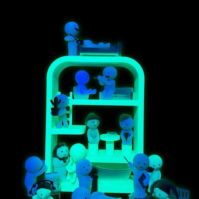 Smiski Shelf - Smiski House - Smiski Display Organizer