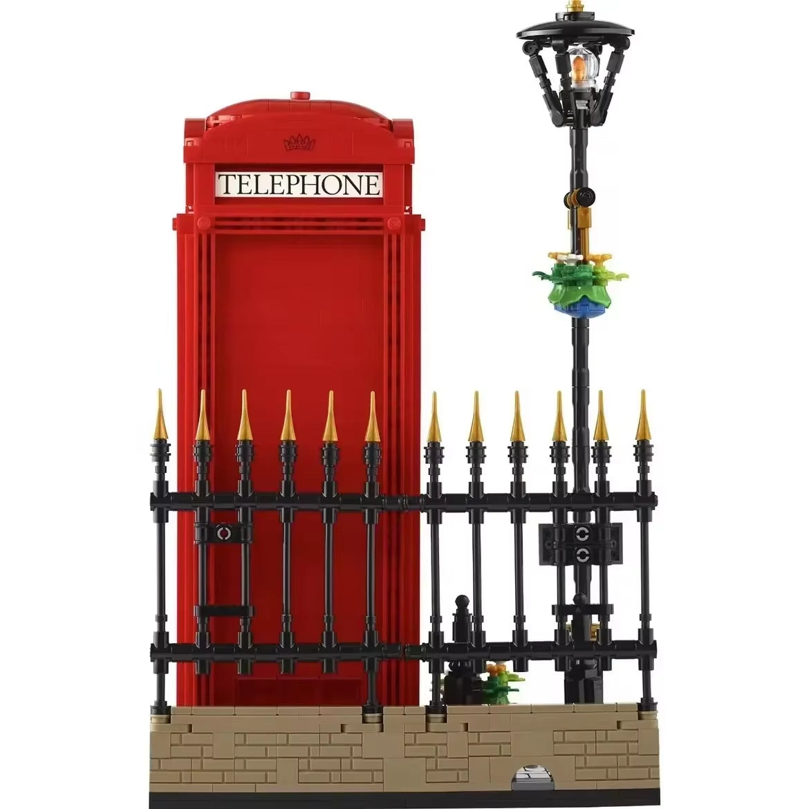 Ideas Red London Telephone Box 21347 Building Blocks Sets Classic British Symbol Bricks Toys for Adult Children Gifts Home Décor