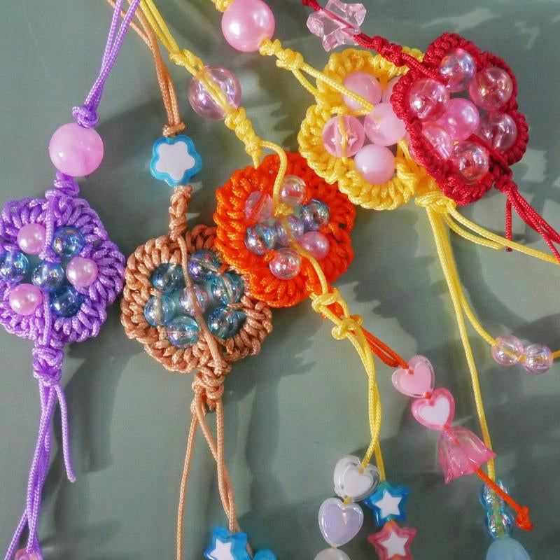 Handcrafted Phone and Bag Charms - Assorted Colors and Styles