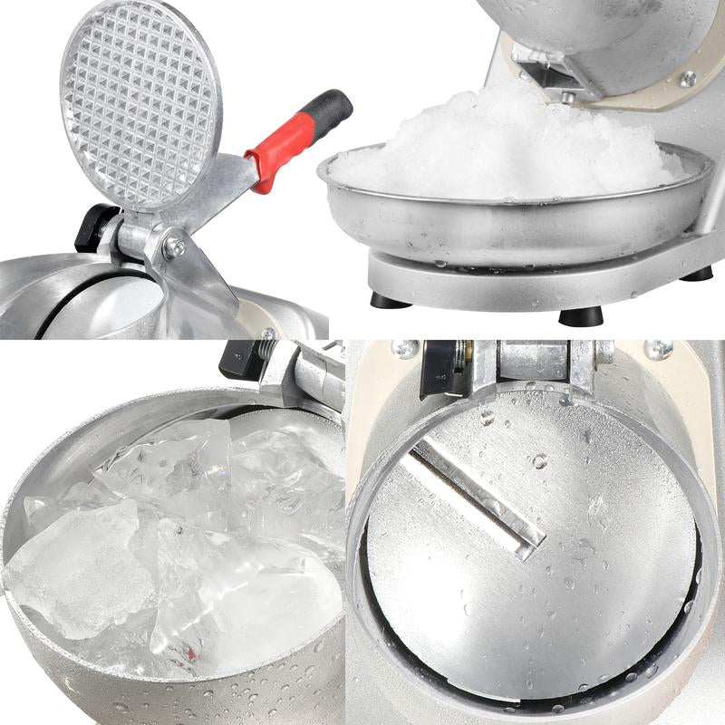 Segawe Home Ice Shaver & Crusher Machine Commercial Grade Snow Cone Maker 143 Lbs Silver