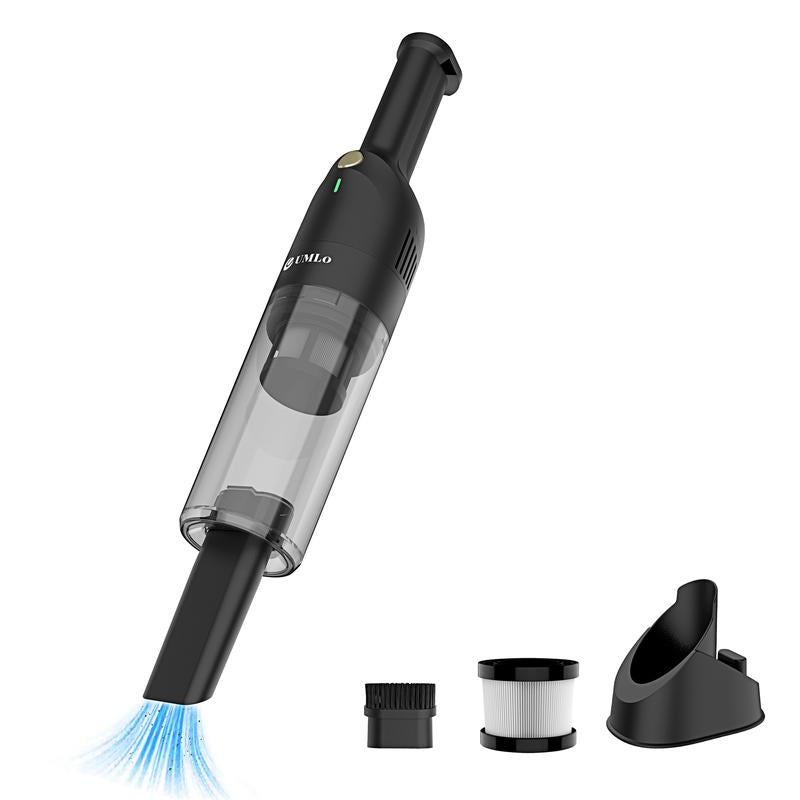 Umlo Handheld Vacuum Cordless, Portable Car Vacuum Cleaner with 10000Pa Powerful Suction and Brushless Motor, Rechargeable Hand Held Mini Vacuum Cleaner with Multi Accessories for Home Office Car Pet