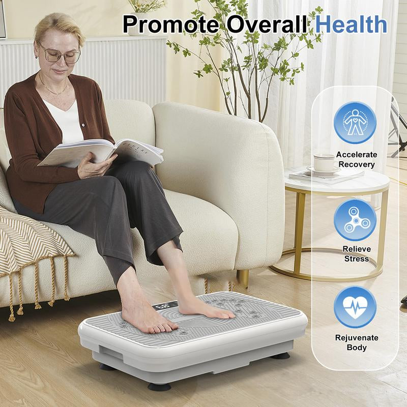 ROTAI Vibration Plate Fitness Platform for Men and Women, 300 Pound Capacity, 99 Adjustable Speeds, Home Fitness Vibration Plate