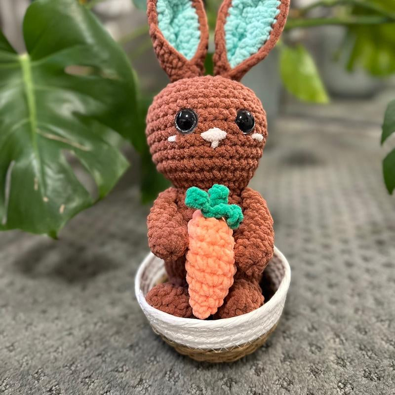 Easter Bunny Handmade Crochet Plushie Stuffed Animal Stuffy