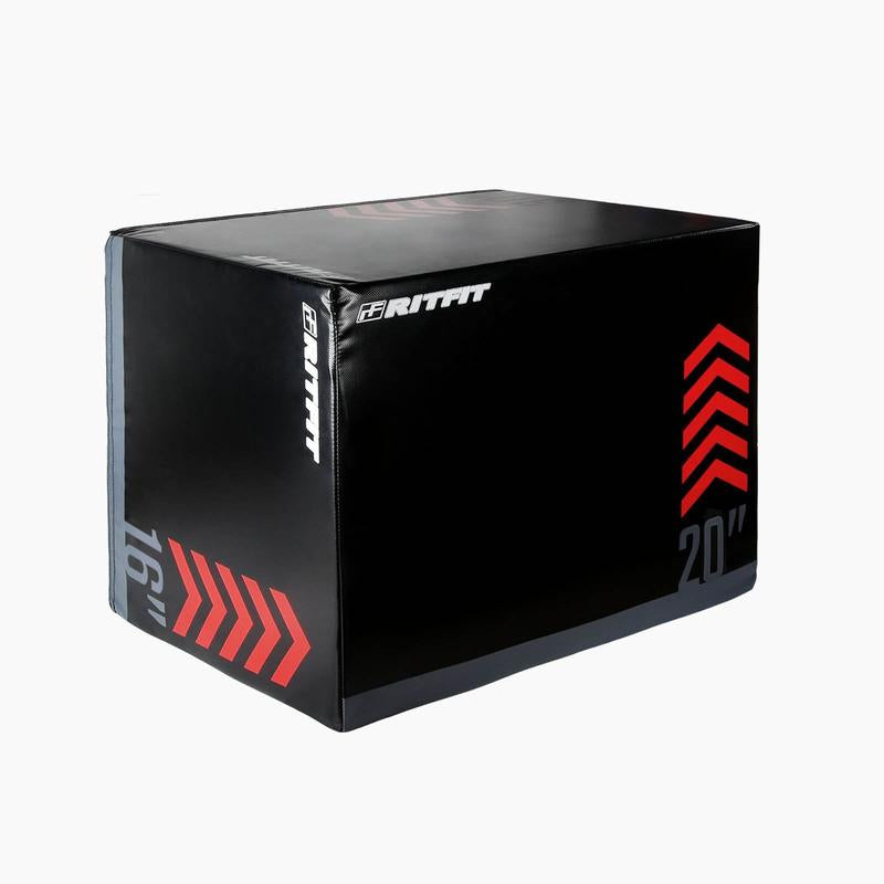 Ritfit 3-In-1 High Density Heavy Foam Plyometric Jumping Box