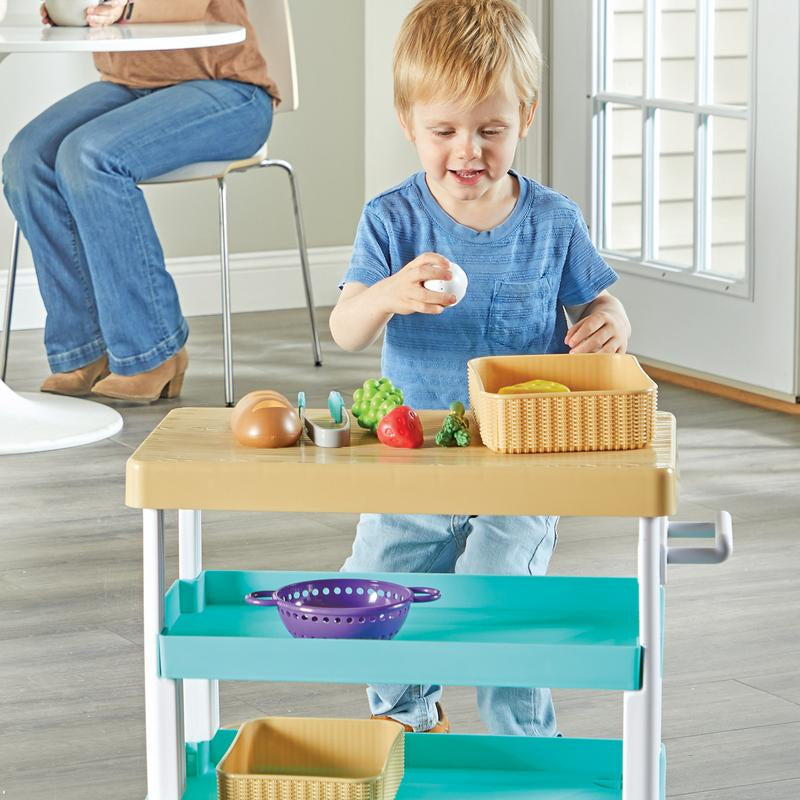 Learning Resources New Sprouts Prep 'N' Store Kitchen Island, Ages 2+