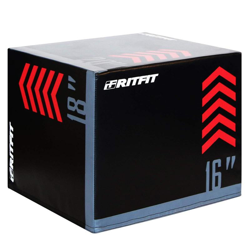 Ritfit 3-In-1 High Density Heavy Foam Plyometric Jumping Box