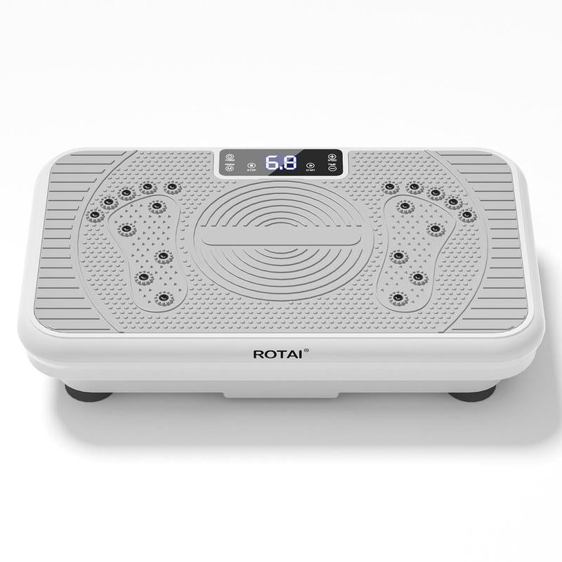 ROTAI Vibration Plate Fitness Platform for Men and Women, 300 Pound Capacity, 99 Adjustable Speeds, Home Fitness Vibration Plate