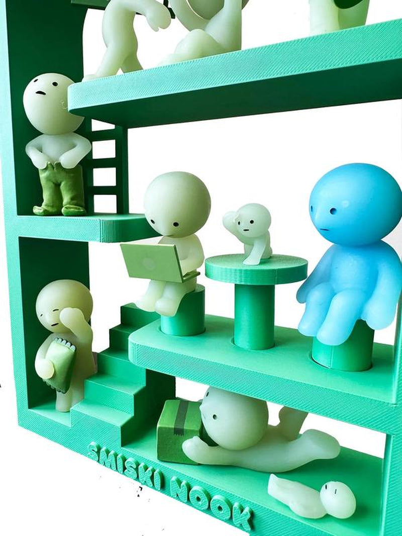 Smiski Shelf - Smiski House - Smiski Display Organizer