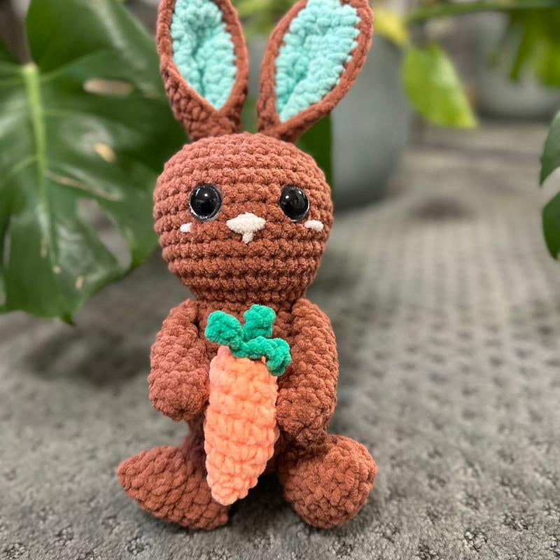 Easter Bunny Handmade Crochet Plushie Stuffed Animal Stuffy