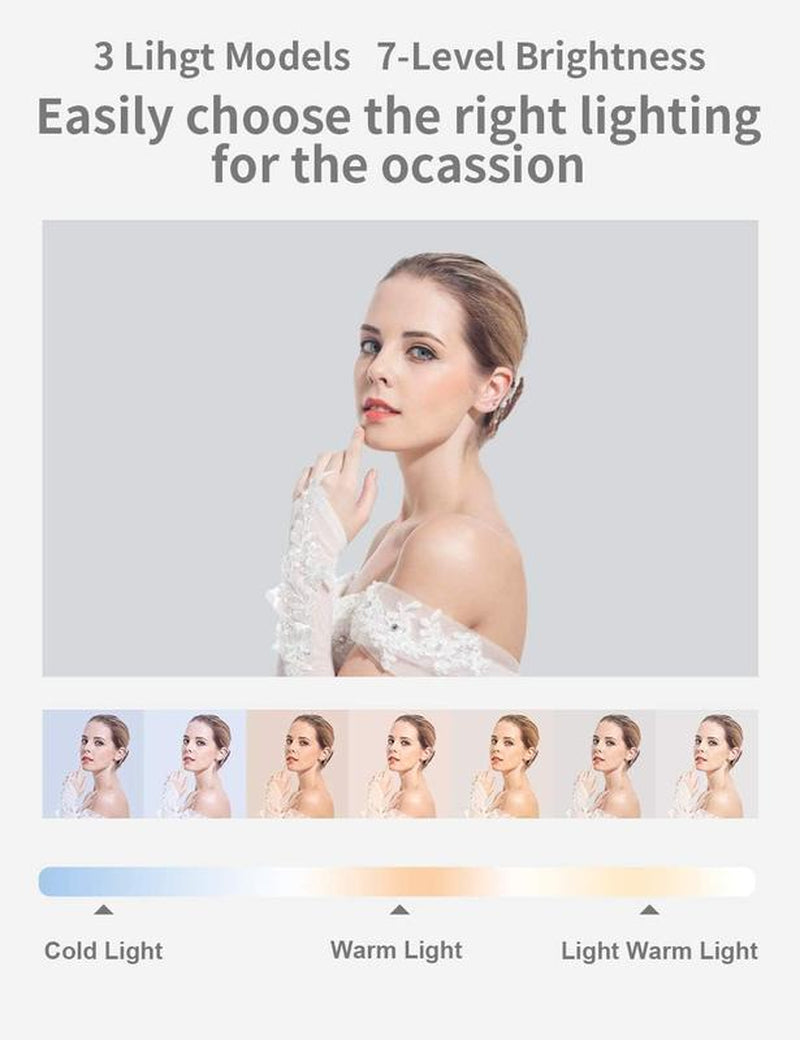 Viozon 360° Rotatable Extendable Selfie Stand with Phone Holder, Rechargeable Wireless Foldable Tripod, Adjustable Gimbal Stabilizer for Smartphones