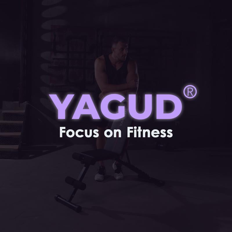 YAGUD Weight Bench Press, Strength Training Adjustable Workout Benches for Full Body, Gym Benches for Incline Decline Exercise