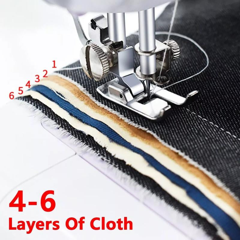 Dorm Electric Sewing Machine Portable Electric Sewing Machine Multifunctional Home Sewing Machine Repair Machine Adjustable Speed Overlock 12 Stitches Patterns Portable Household for Jeans, Pillow, Doll, Clothes,