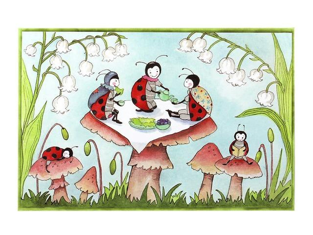 Enchantmints Lady Bugs Musical Jewelry Box – Kids' Treasure Organizer with 'Merrily We Roll Along' Tune. Perfect for Storing Necklaces, Bracelets, and Keepsakes. Ideal Gift for Birthdays, Holidays, and Special Occasions for Children Ages 3 and Up