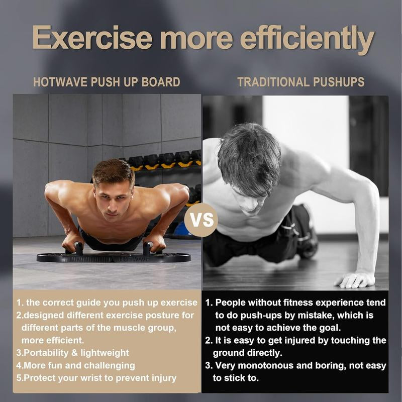 Push up Board Fitness 20 in 1 Portable Foldable Push-Up Bar for Home Gym, Suitable for Men and Women, Targets Chest, Shoulders, Abs, Biceps & Back
